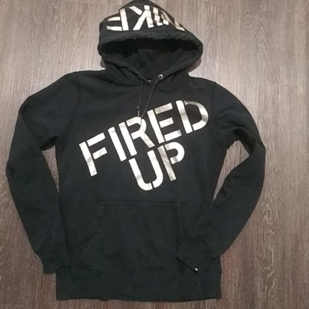 Nike Fired up black hoodie Size M